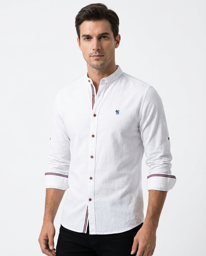 Tobias™ | Moderné pánske polo tričko s dlhými rukávmi a polo golierom