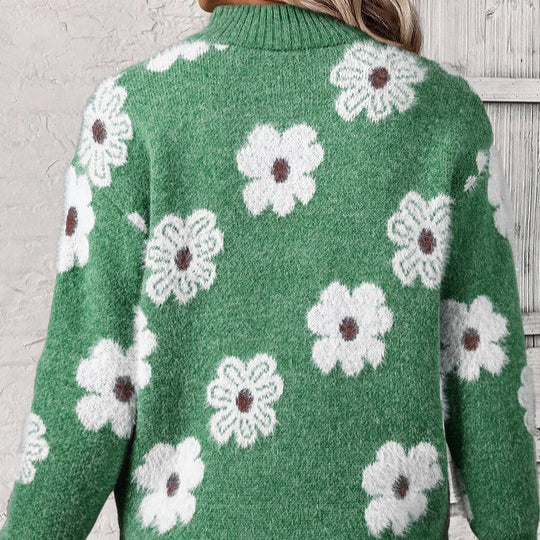 BLOOM | Pulóver s golierom na zips
