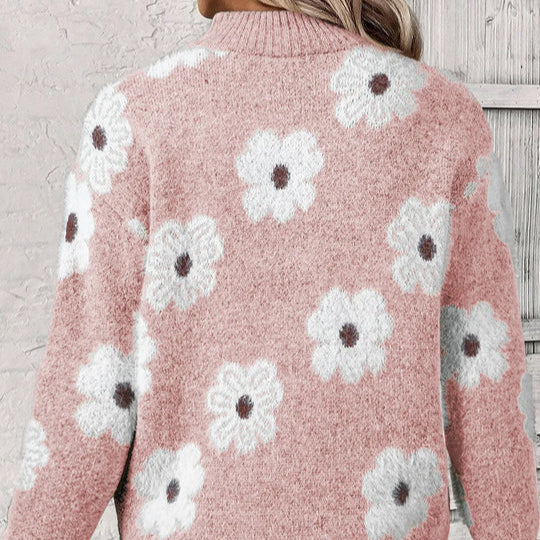 BLOOM | Pulóver s golierom na zips
