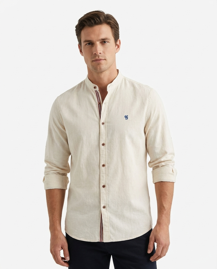 Tobias™ | Moderné pánske polo tričko s dlhými rukávmi a polo golierom