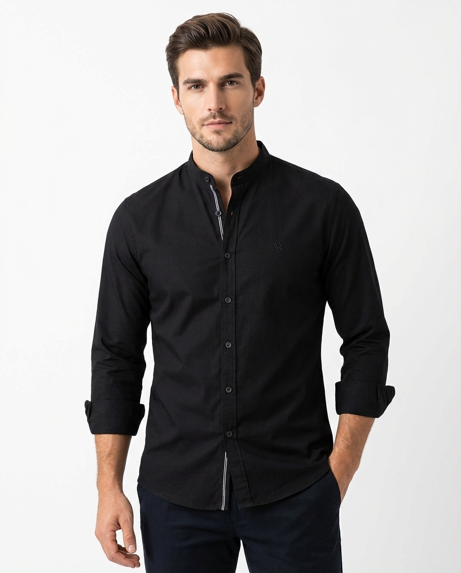 Tobias™ | Moderné pánske polo tričko s dlhými rukávmi a polo golierom