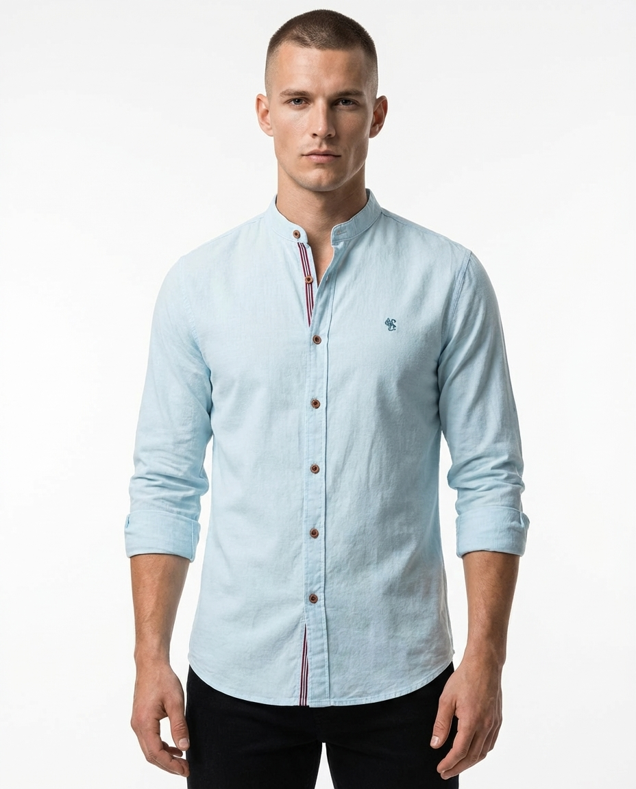 Tobias™ | Moderné pánske polo tričko s dlhými rukávmi a polo golierom