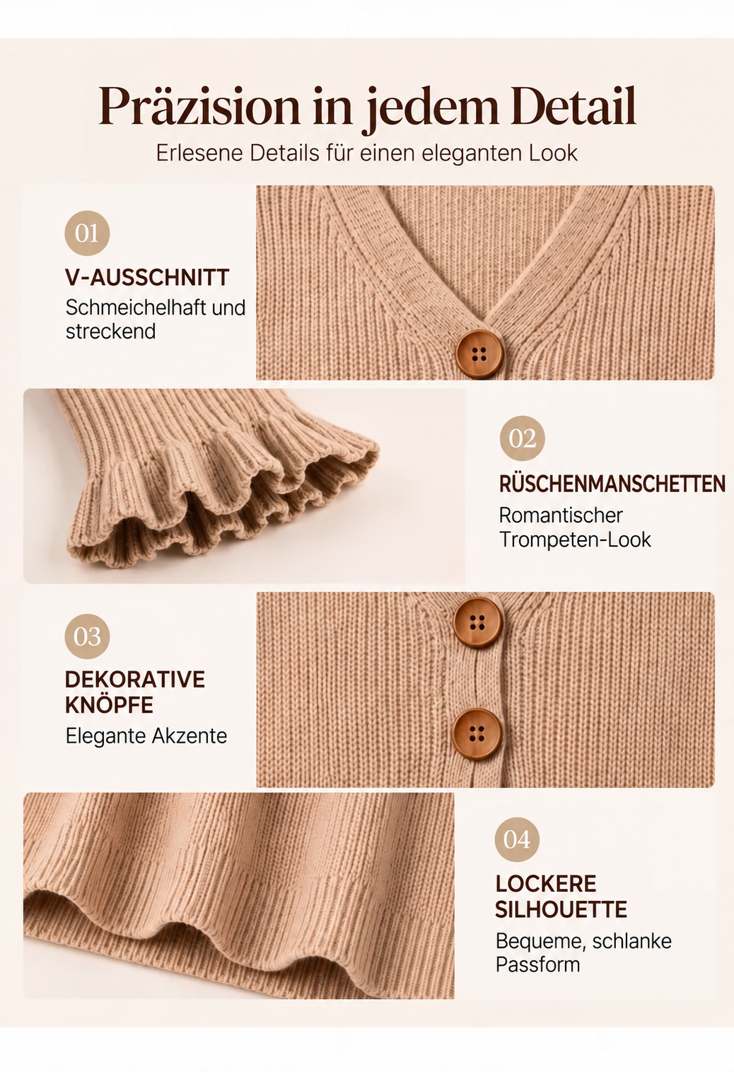 Klara™ | Elegantný pletený sveter