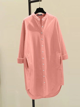 Beeckhoven™ | Elegantná Polovičná Dámska Blúzka s Gombíkovým Zapínaním