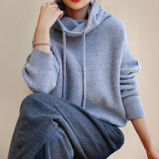Hannah™ | Pletený Hoodie