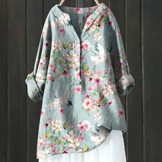 Beeckhoven™ | Elegantná Ľanová Dámska Blúzka – Ľahká & Štýlová